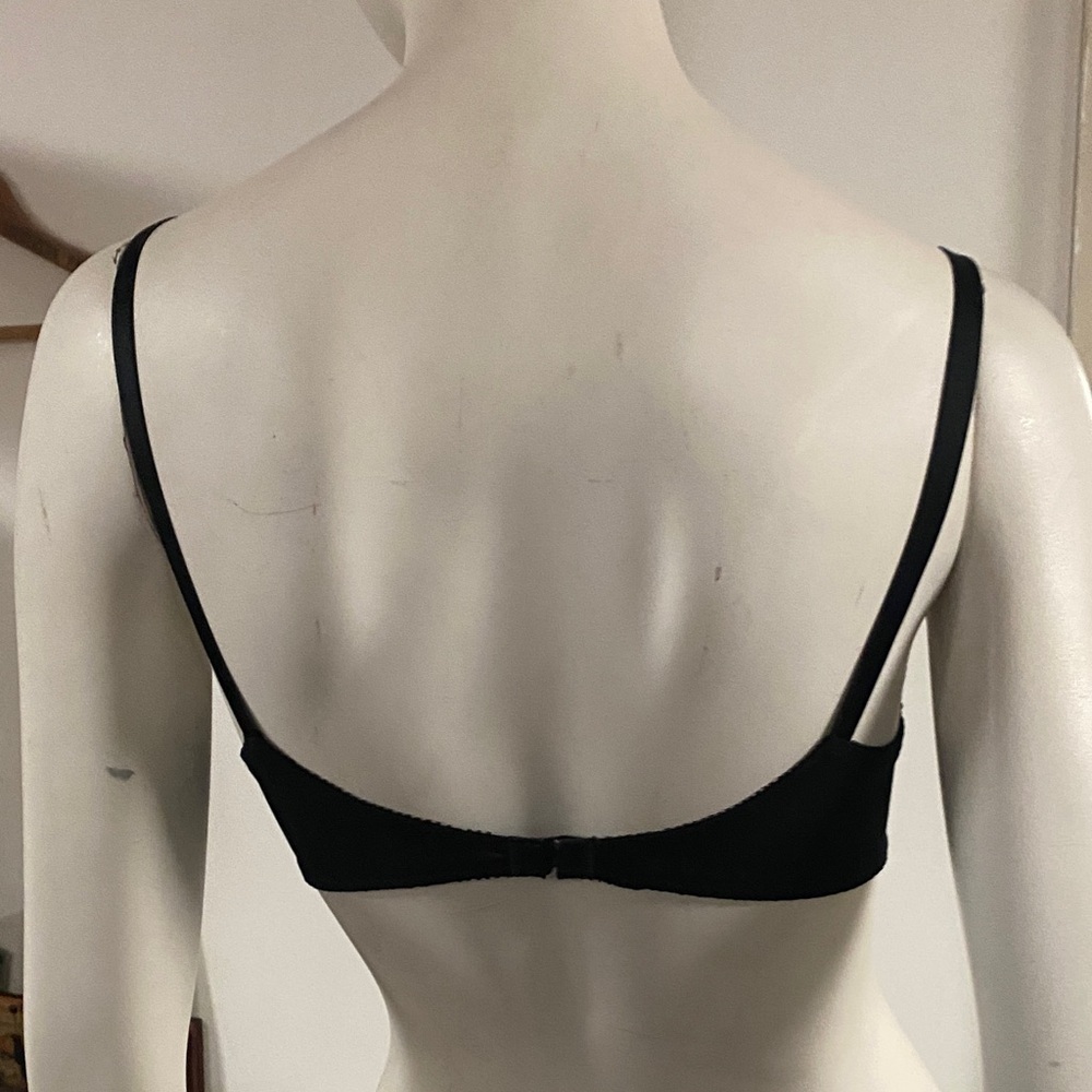 Frederick’s of Hollywood 90s Black Lace Bra Size 36B - Picture 5 of 7
